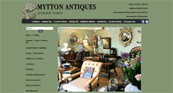 Desktop Screenshot of myttonantiques.co.uk