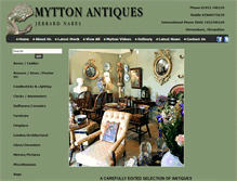Tablet Screenshot of myttonantiques.co.uk